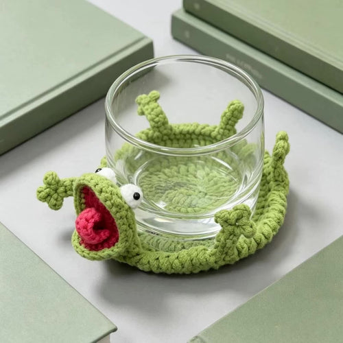Handmade Crochet Lizard Coaster