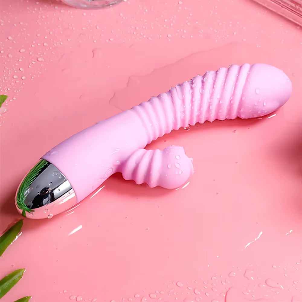 Powerful Vibrator for Women Dildo Clitoris Stimulator Wand Female Masturbation Adult Couple Sex Toys Tongue Licking & Vibration
