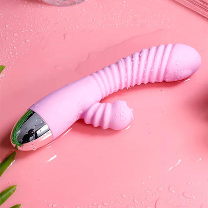 Powerful Vibrator for Women Dildo Clitoris Stimulator Wand Female Masturbation Adult Couple Sex Toys Tongue Licking & Vibration